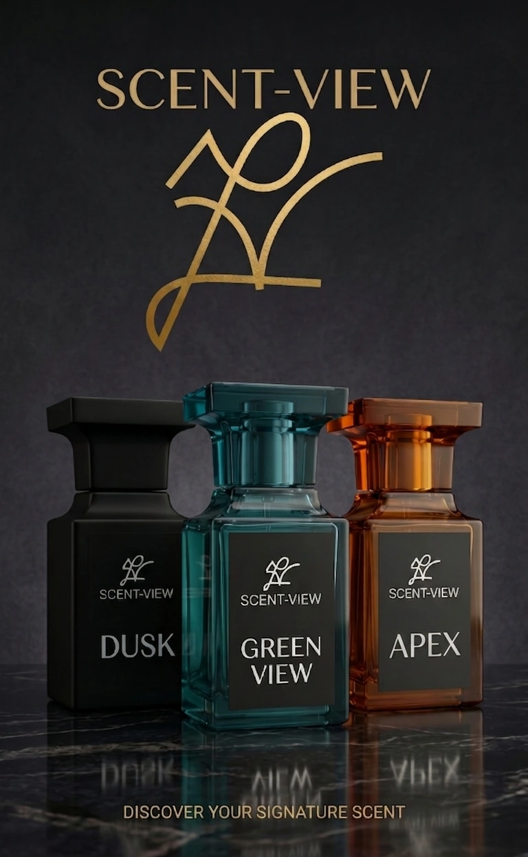 ScentView premium perfume collection – signature fragrances from Pakistan