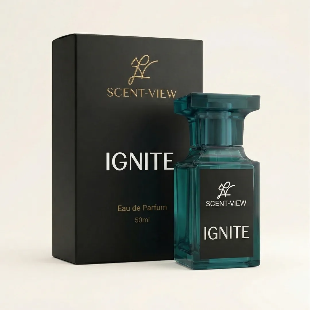 Ignite 50ml perfume by ScentView – Men Woody fragrance – view 2